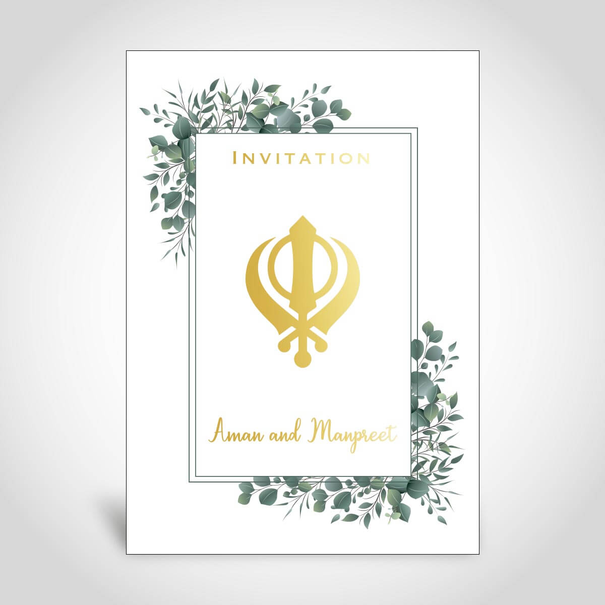 Punjabi Wedding Card – CFS122