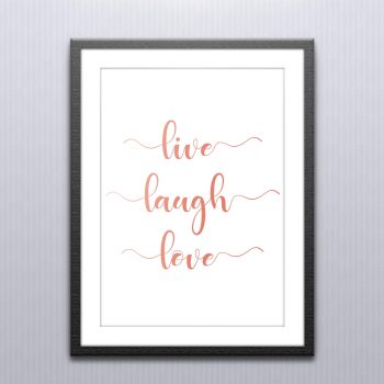 Live Laugh Love Wall Art and Posters