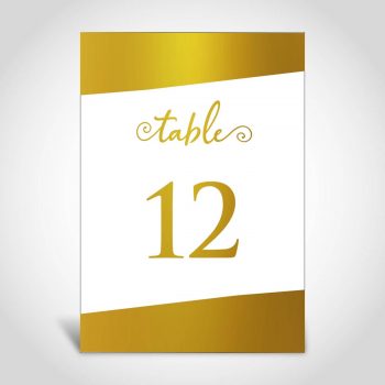 Wedding Table Number
