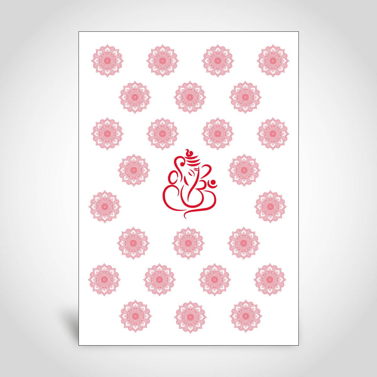Red Hindu Wedding Card – CFK186