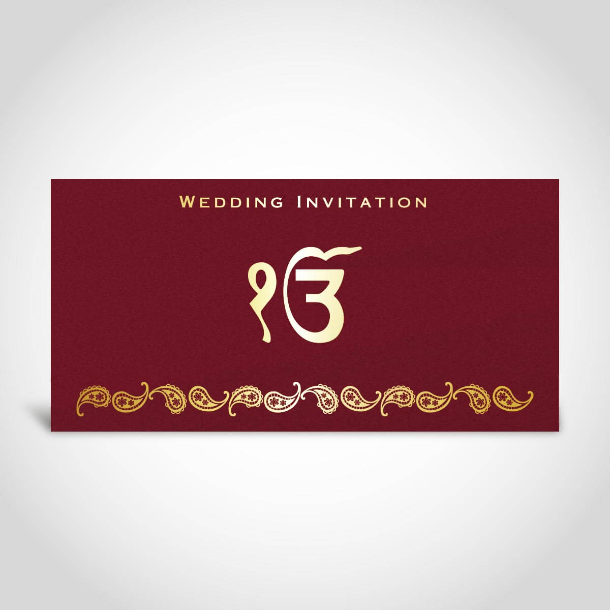 Sikh Wedding Card – CFS203
