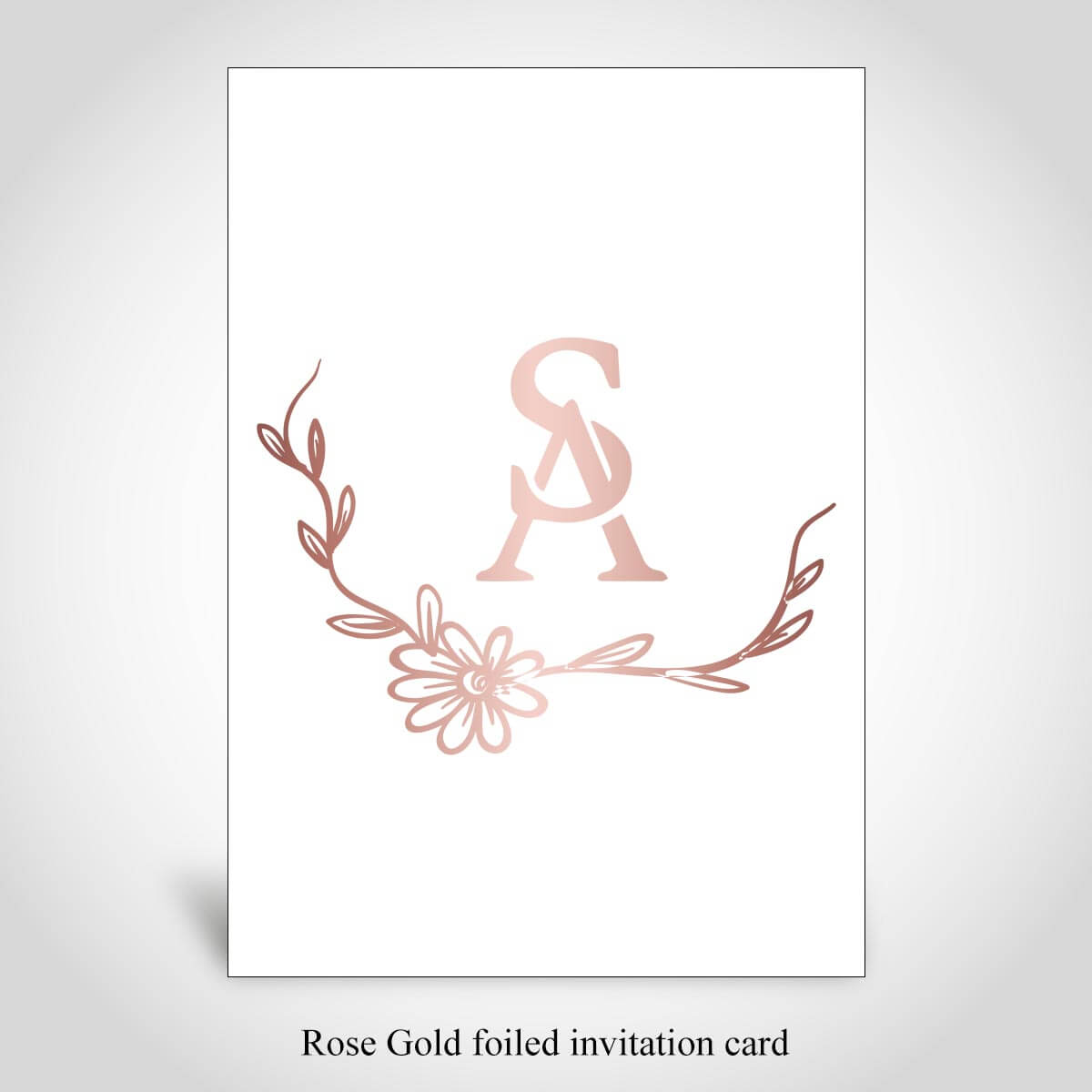 Rose Gold Foiled Invitation Card – CFK284