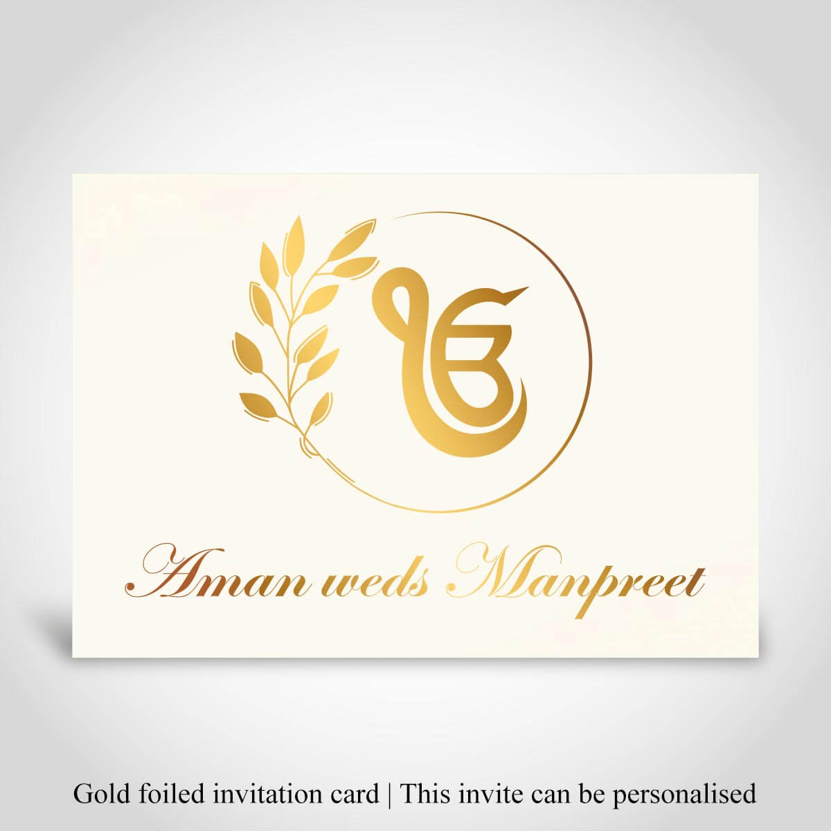 Sikh Punjabi Wedding Card – CFS443